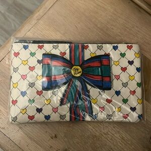 NWT Brighton Love & Joy Crossbody VIP Zip Pouch Bag Christmas Holiday